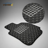 Diamond-Stitched Leather Car Floor Mats – Universal Fit, Waterproof & Anti-Slip